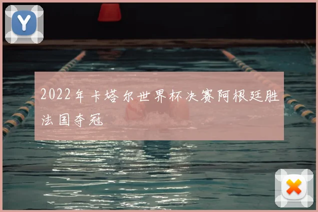 2022年卡塔尔世界杯决赛阿根廷胜法国夺冠
